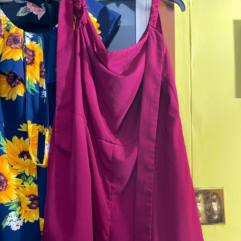 Shein Maroon Romper Size 1X